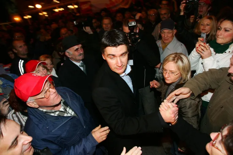 Zavr&scaron;ni predizborni skup SDP-a 2007., Zoran Milanović.