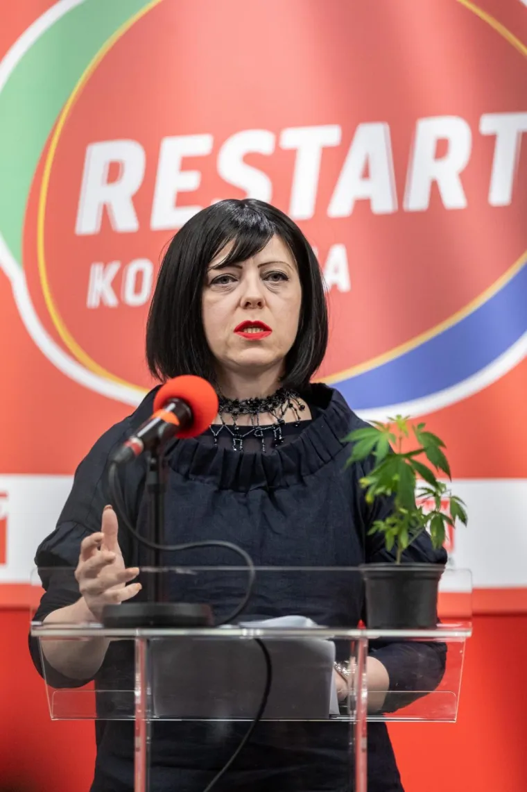 U središnjici SDP-a na Iblerovom trgu održano je predstavljanje zakona Lex cannabis.