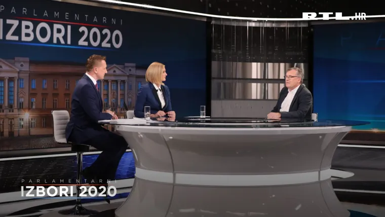 Izborna noć 2020.: Krunoslav Capak u studiju RTL-a