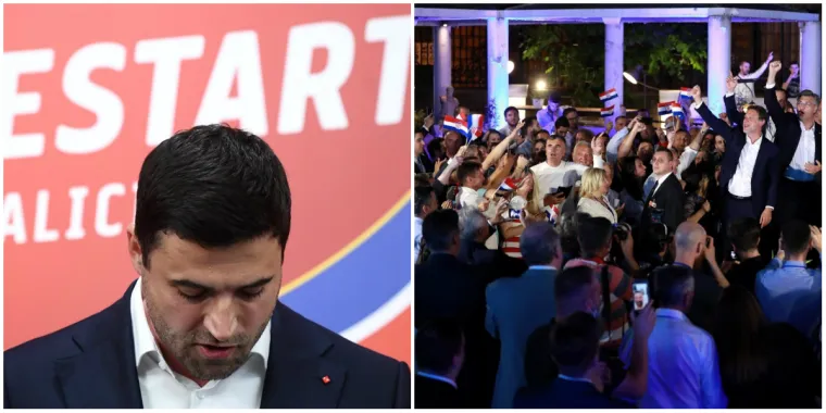 S jedne strane tuga, s druge veselje: Pogledajte raspoloženje u HDZ-u i SDP-u nakon rezultata