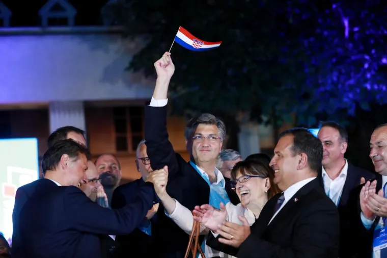 Andrej Plenković održao pobjednički govor: 'Sad ćemo se proveseliti, a od sutra opet radimo za Hrvatsku'