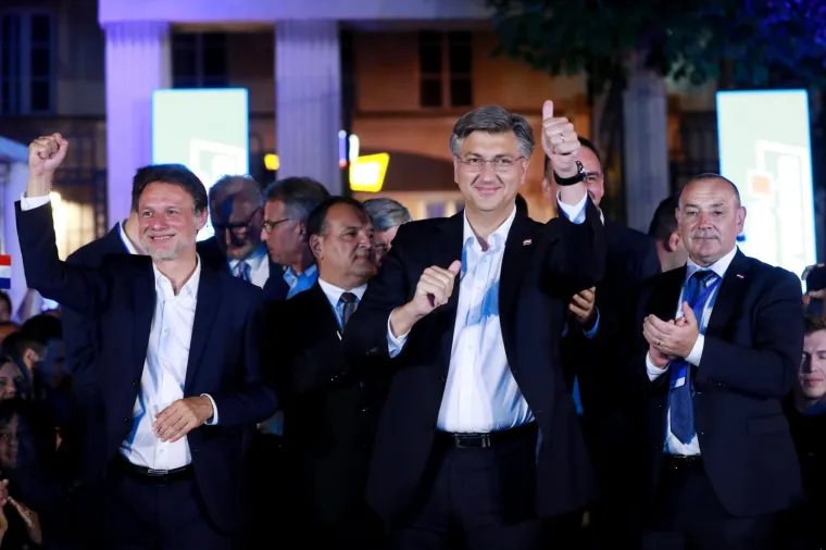 Andrej Plenković održao pobjednički govor: 'Sad ćemo se proveseliti, a od sutra opet radimo za Hrvatsku'