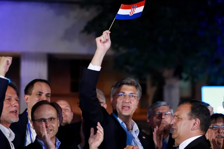 Andrej Plenković održao pobjednički govor: 'Sad ćemo se proveseliti, a od sutra opet radimo za Hrvatsku'