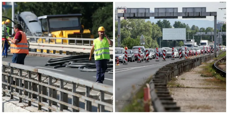 Prometne gužve u Zagrebu: Počela sanacija Mosta mladosti, trajat će godinu dana
