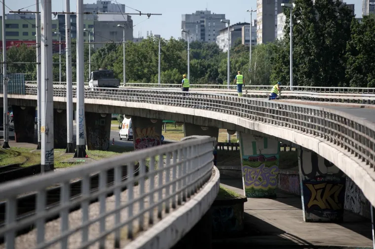 Prometne gužve u Zagrebu: Počela sanacija Mosta mladosti, trajat će godinu dana