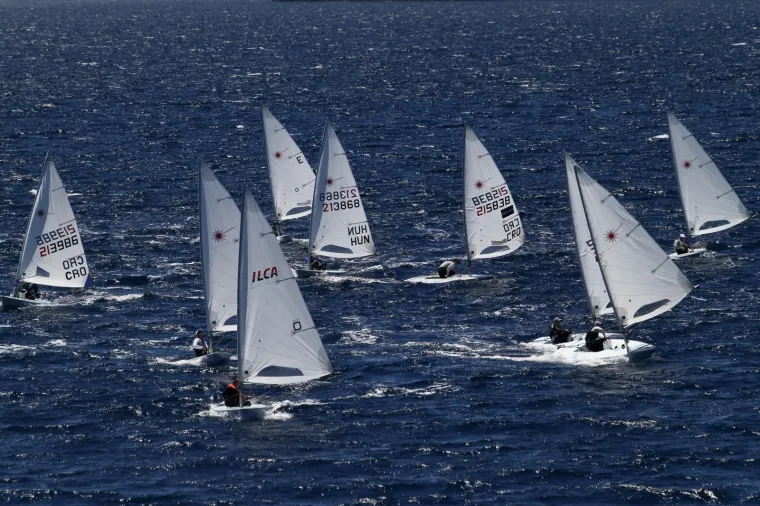 Prekrasan prizor u splitskom akvatoriju: Trening jedriličara uoči Prvenstva Hrvatske