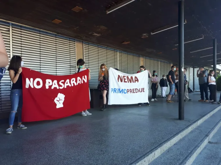 Prosvjed na Filozofskom fakultetu! Rektor Boras na kontroverzan način smijenio dekanicu Vlahović &Scaron;tetić