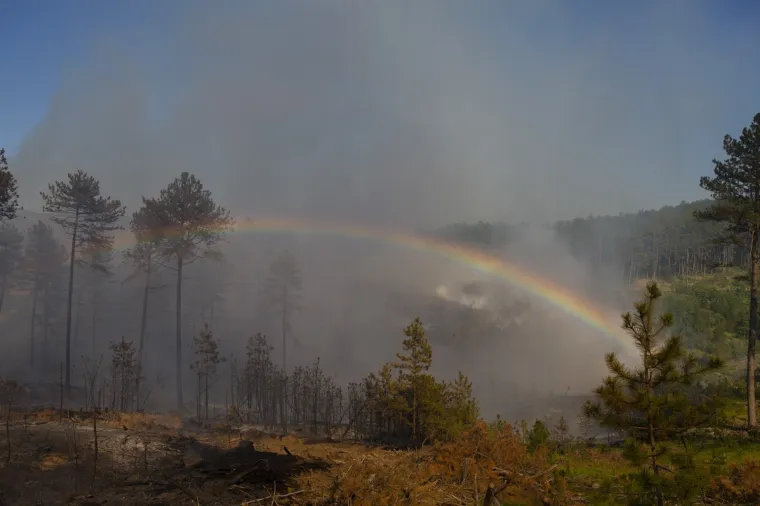 Opet gori kod Sinja: Požar gasi 60 vatrogasaca, dva kanadera i dva air-traktora