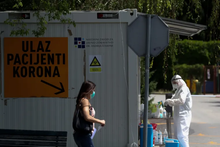 Ovako izgleda drive in testiranje na koronavirus u Nastavnom zavodu 'Dr. Andrija &Scaron;tampar'