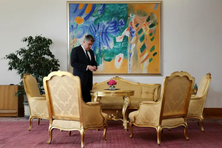 Predsjednik HDZ-a stigao na Pantovčak: Milanović se htio rukovati, Plenković mu pružio lakat