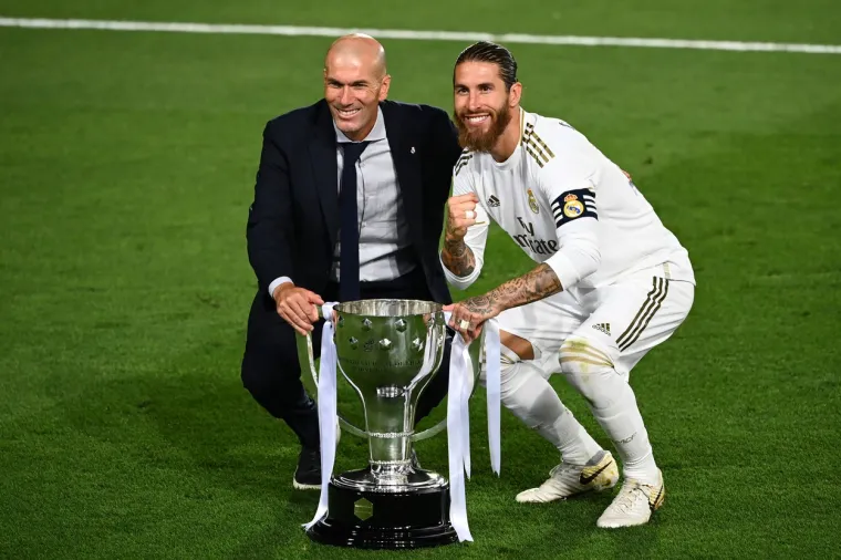 Trener Real Madrida Zinedine Zidane i Sergio Ramos (desno)
Foto: Profimedia