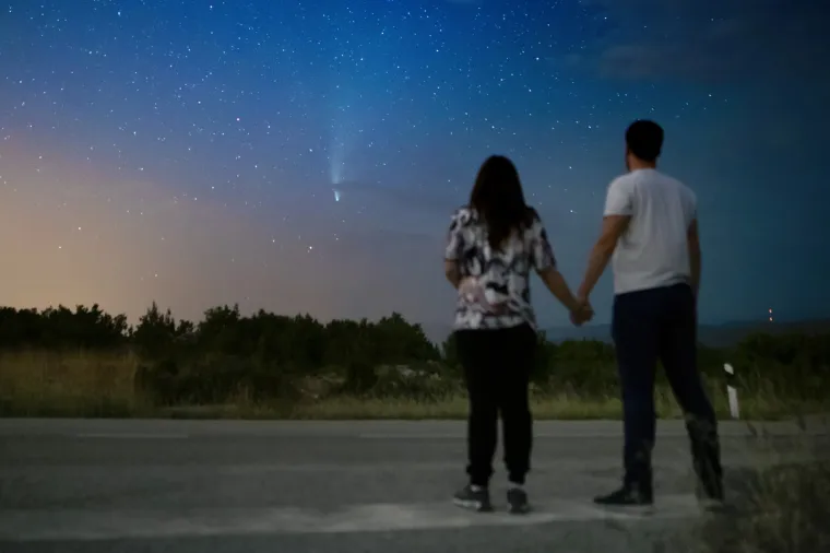 Komet Neowise iznad Hrvatske