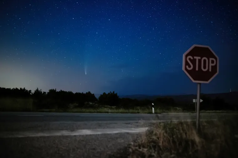 Komet Neowise iznad Hrvatske