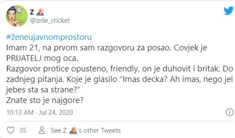 Hrvatice na Twitteru masovno opisuju seksualna uznemiravanja koja su doživjele u javnosti