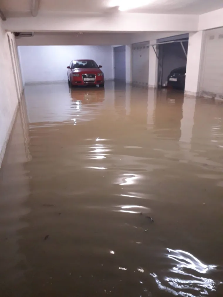 Očajni stanari &Scaron;estina: Nakon kratkog, ali snažnog nevremena opet im je sve poplavljeno