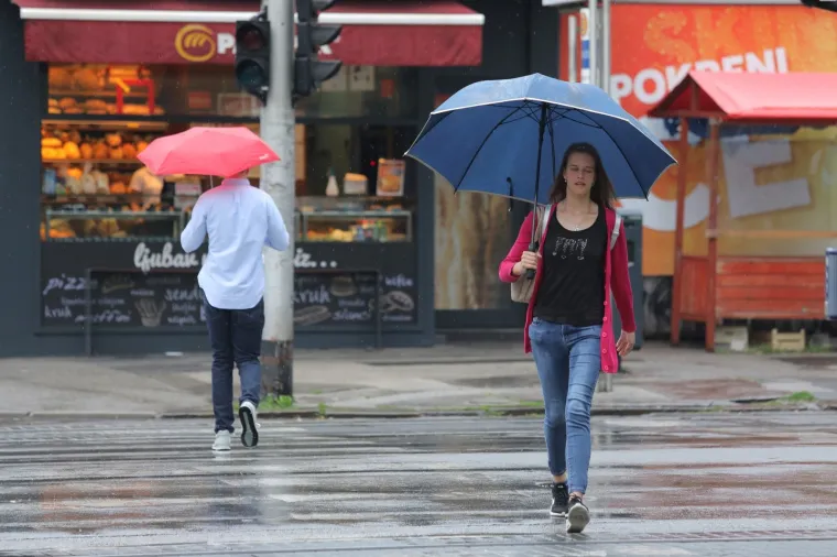 Radni tjedan započeo ki&scaron;om: Nakon užarenog vikenda stiglo osvježenje u Zagreb
