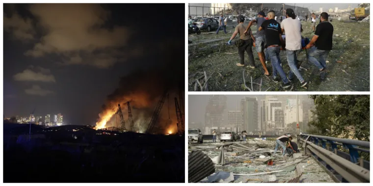 Strava u Bejrutu: Deseci mrtvih, tisuće ranjenih u dvije eksplozije - 'Vidio sam vatrenu kuglu'