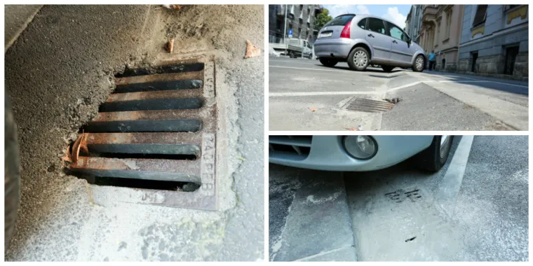 Zagreb čeka novu kišu: Nakon obnove Haulikove dio šahtova ostao začepljen ili na pola pokriven slojem asfalta