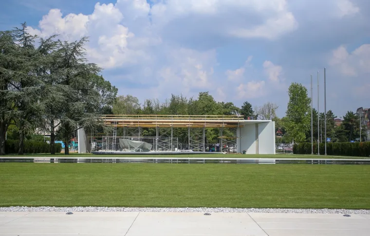 Spomenik Domovini samo &scaron;to nije gotov: Nad njim noću i danju bdiju Franjo Tuđman i Milan Bandić