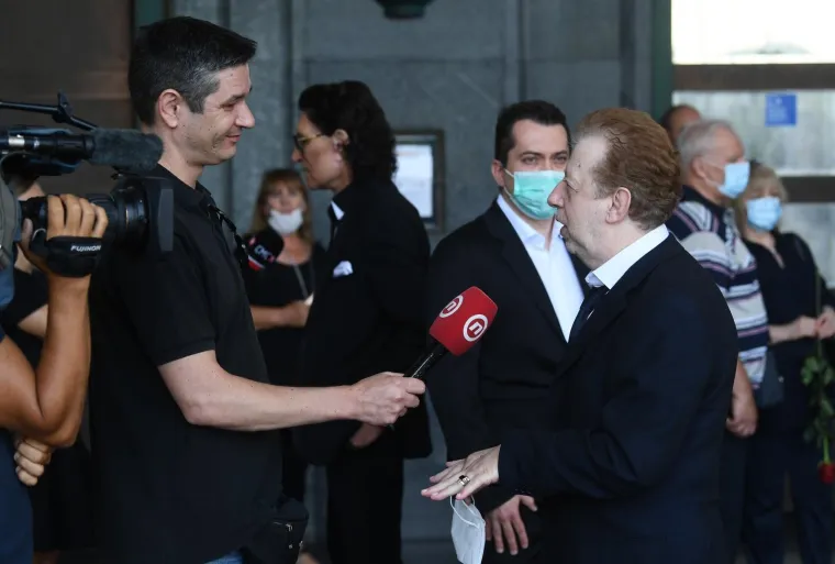 Posljednji ispraćaj Rajka Dujmića na groblju Krematorij