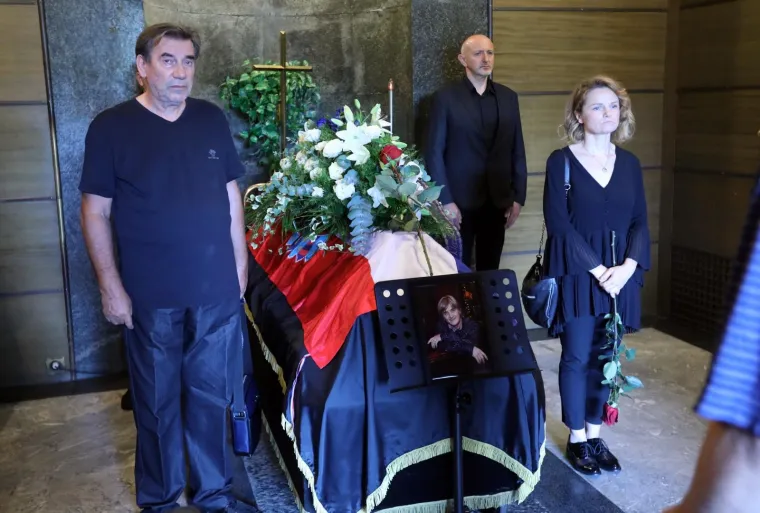 Posljednji ispraćaj Rajka Dujmića na groblju Krematorij