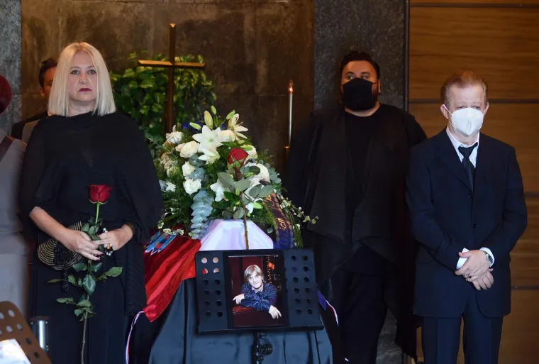 Posljednji ispraćaj Rajka Dujmića na groblju Krematorij