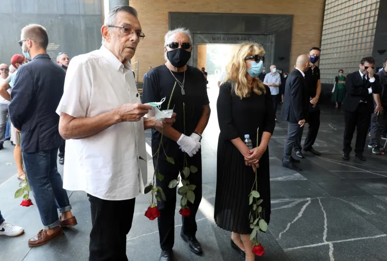 Posljednji ispraćaj Rajka Dujmića na groblju Krematorij