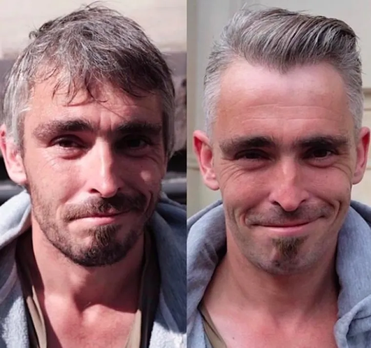 FRIZER KOJI BESPLATNO NUDI USLUGE BESKUĆNICIMA: Pogledajte ove nevjerojatne transformacije