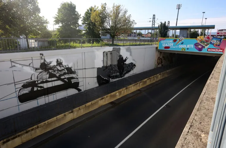 Na mjestu gdje je nekad bio grafit Malog princa, osvanuli Blago Zadro i Vukovar