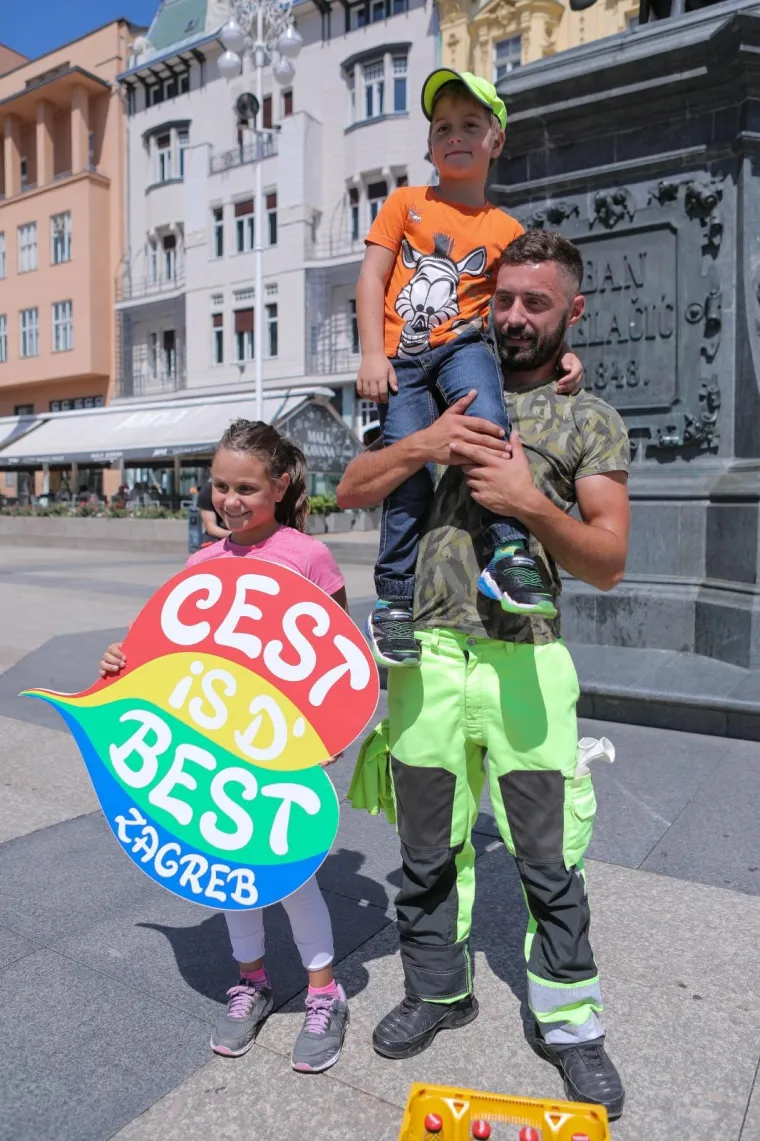 Najluđa utrka u Zagrebu: Čistači na trokolicama jurili centrom, novi pobjednik nakon 10 godina!