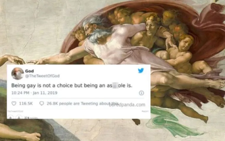 Netko je Bogu napravio Twitter: 'Ne sjećam se da sam vas napravio kao glupe ljude'