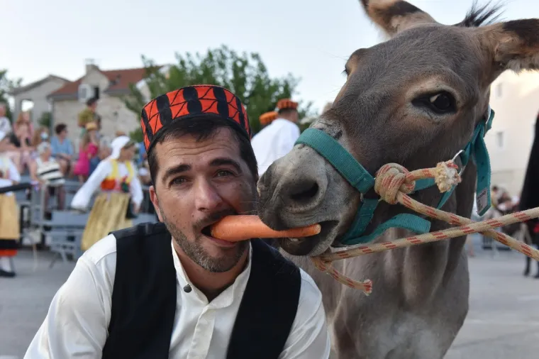 Veliko veselje unatoč pandemiji: Mještani uživali u tradicionalnoj 53. utrci tovara u Tribunju