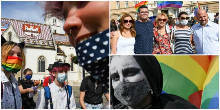 Okupljanje na Markovom trgu i &scaron;etnja Zagrebom: Sudionici Povorke ponosa traže mijenjanje ustavne definicija braka