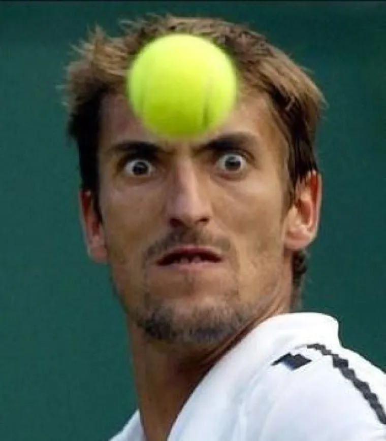 Za bolji tjedan: Izrazi lica tenisača pri udaru loptice uljep&scaron;at će vam dan