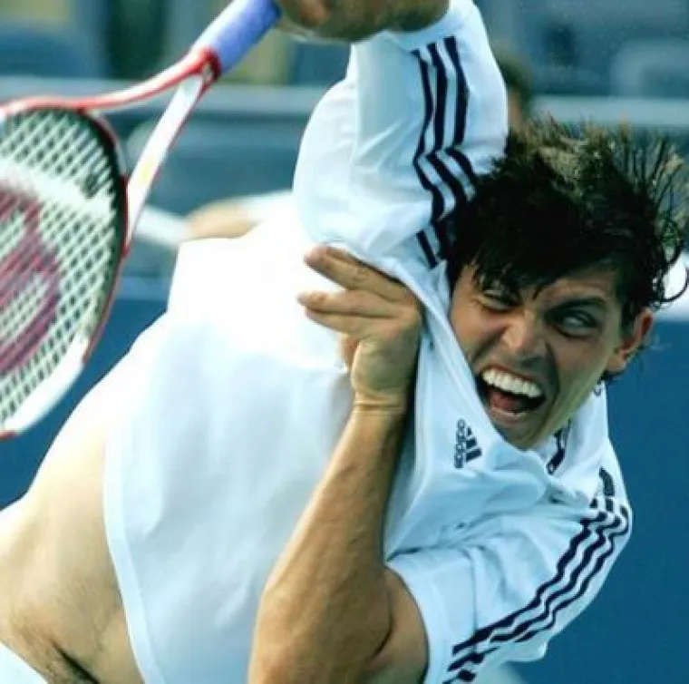 Za bolji tjedan: Izrazi lica tenisača pri udaru loptice uljep&scaron;at će vam dan