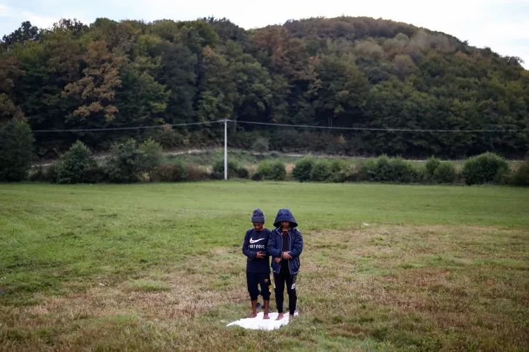 Pogledajte kamp kod Velike Kladu&scaron;e: Migranti su ga napravili sami i cilj im je prijeći hrvatsku granicu