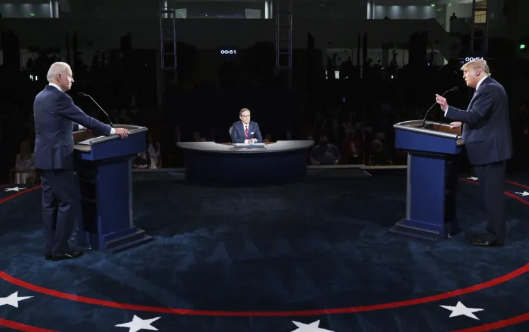 Njihova lica govore sve: Donald Trump i Joe Biden žestoko se sukobili u prvoj predsjedničkoj debati