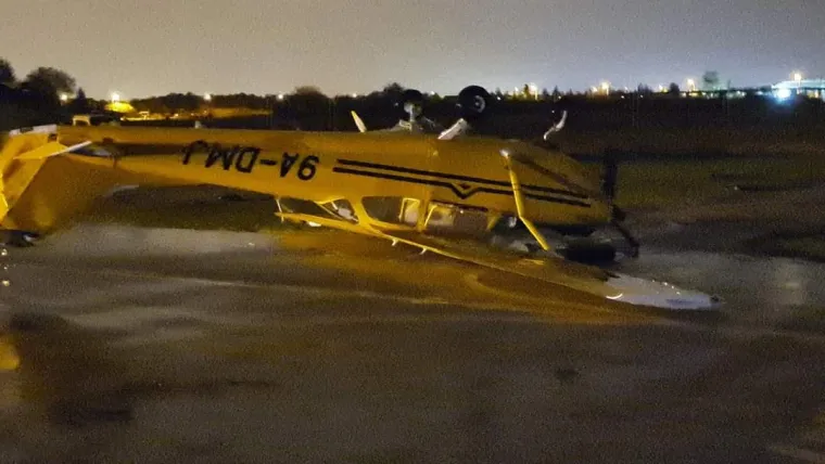 Velika šteta na Aerodromu Lučko: Zbog nevremena nastradali Falke i Club