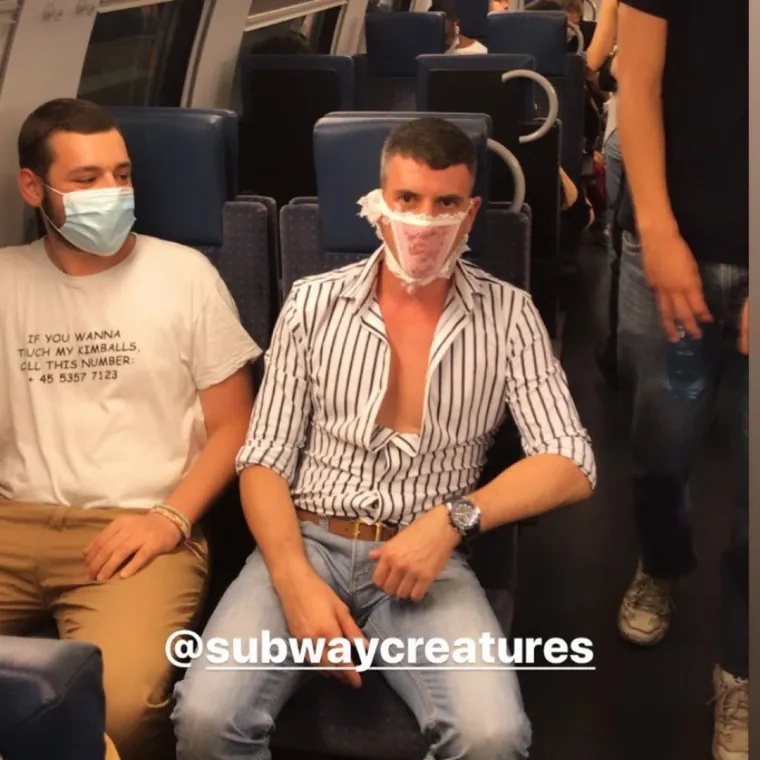 EKIPA U JAVNOM PRIJEVOZU JAKO SLOBODNO TUMAČI POJAM ZA&Scaron;TITNE MASKE: Pogledajte &scaron;to su sve nabili na glavu