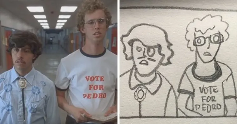 NACRTALA KULTNE SCENE IZ FILMOVA I POSTALA SENZACIJA: Crteži su dosta katastrofa, ali...