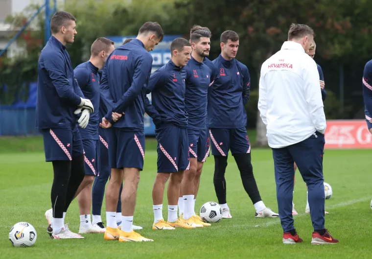 Hrvatska nogometna reprezentacija odradila trening uoči utakmice s Francuskom u Ligi nacija. 
Photo: Marko Prpic/PIXSELL