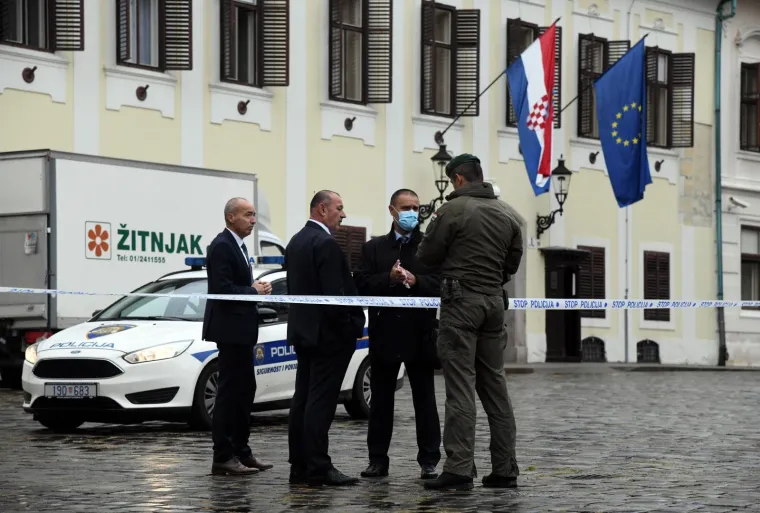 Na Markovom trgu upucan policajac! Pod jakim osiguranjem stigao i premijer Plenković