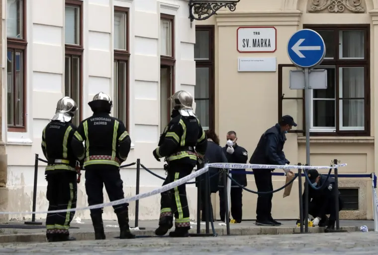 Markov trg pod policijskom blokadom: Banski dvori izre&scaron;etani su mecima!