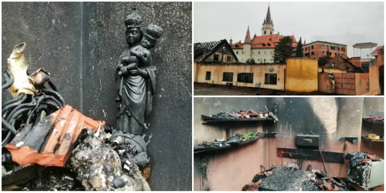 Novo čudo u Mariji Bistrici? Požar 'preživio' jedino - plastični kip Gospe!