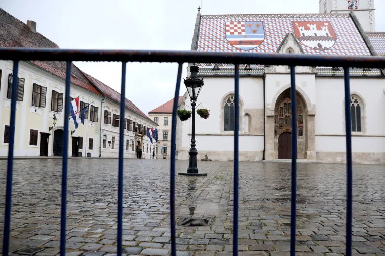 Nakon jučera&scaron;njeg poku&scaron;aja ubojstva policajca: Ograničen pristup Markovom trgu