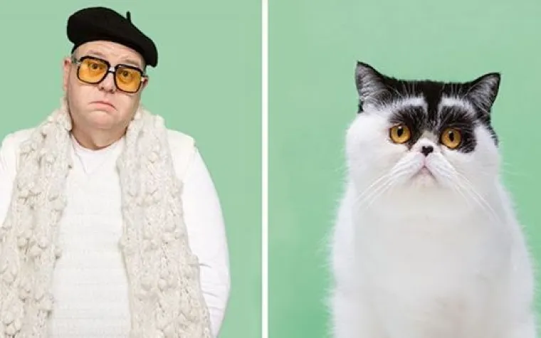 Kakva mačka, takav vlasnik? Fotograf uočio genijalne sličnosti