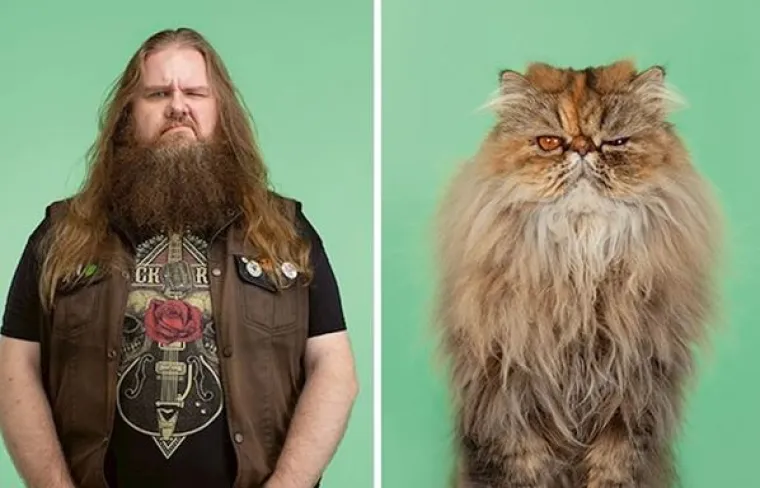 Kakva mačka, takav vlasnik? Fotograf uočio genijalne sličnosti