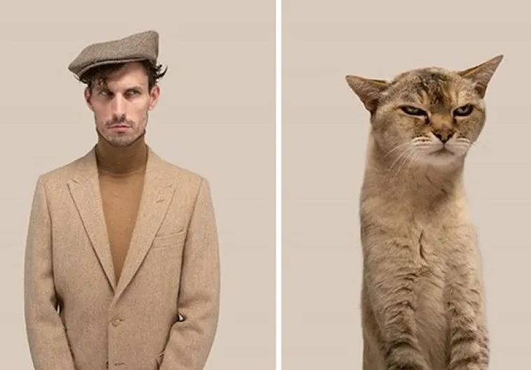 Kakva mačka, takav vlasnik? Fotograf uočio genijalne sličnosti