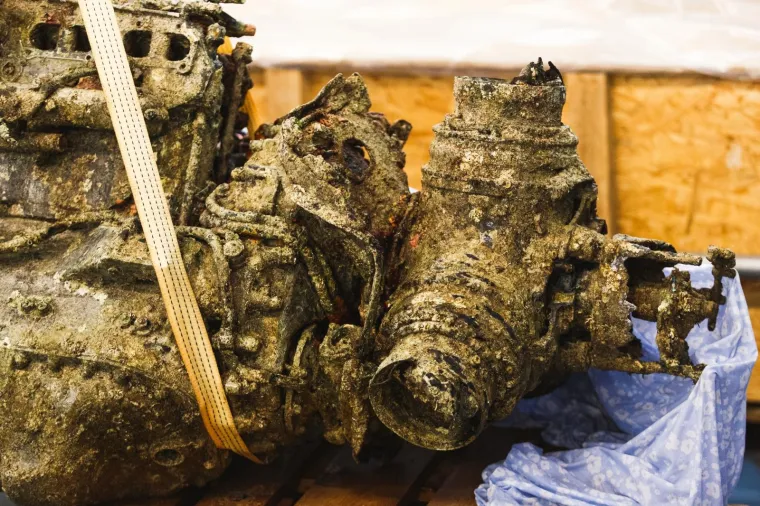 Iz mora kod Rovinja izvučen motor Rolls Royce Merlin. Je li riječ o zrakoplovu Hurricane srušenom u rujnu 1944. godine?