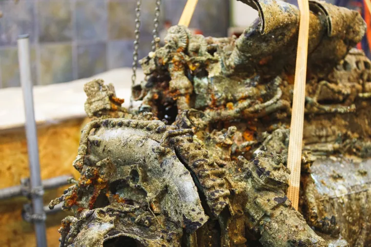 Iz mora kod Rovinja izvučen motor Rolls Royce Merlin. Je li riječ o zrakoplovu Hurricane sru&scaron;enom u rujnu 1944. godine?